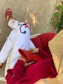 شلوار جین سفید مدل محیا