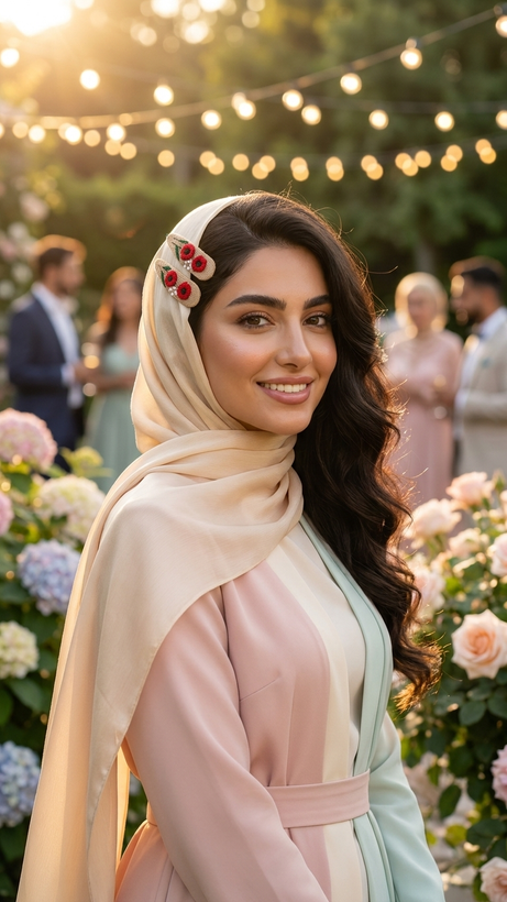گیره موی تق تقی وشیک طرح لاله
